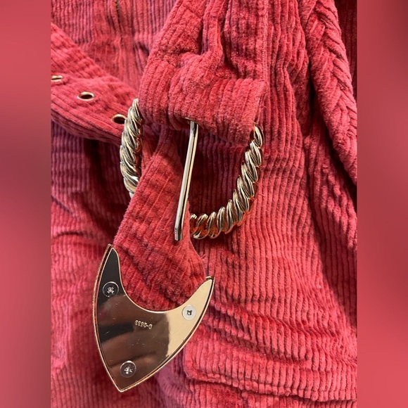 Show Me Your MuMu Red Corduroy dress - Picture 12 of 14